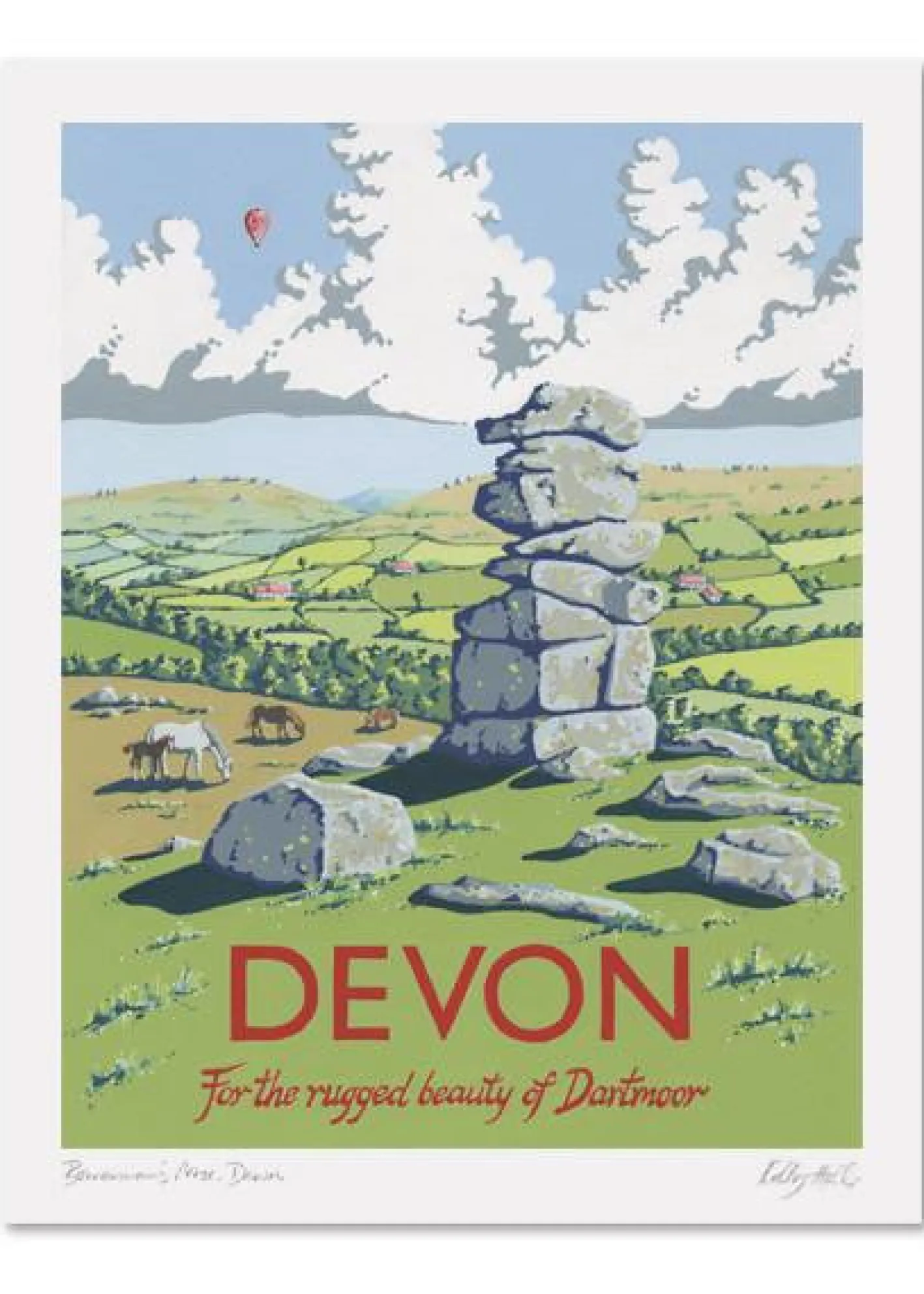Kelly Hall Designs Kelly Hall Devon Print