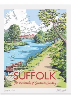 Kelly Hall Designs Kelly Hall Suffolk Flatford Mill Print