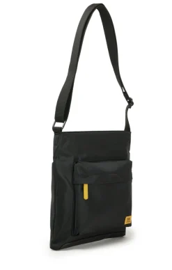 Ori London Kennington B All Black Corn Capsule Recycled Nylon Sling Bag