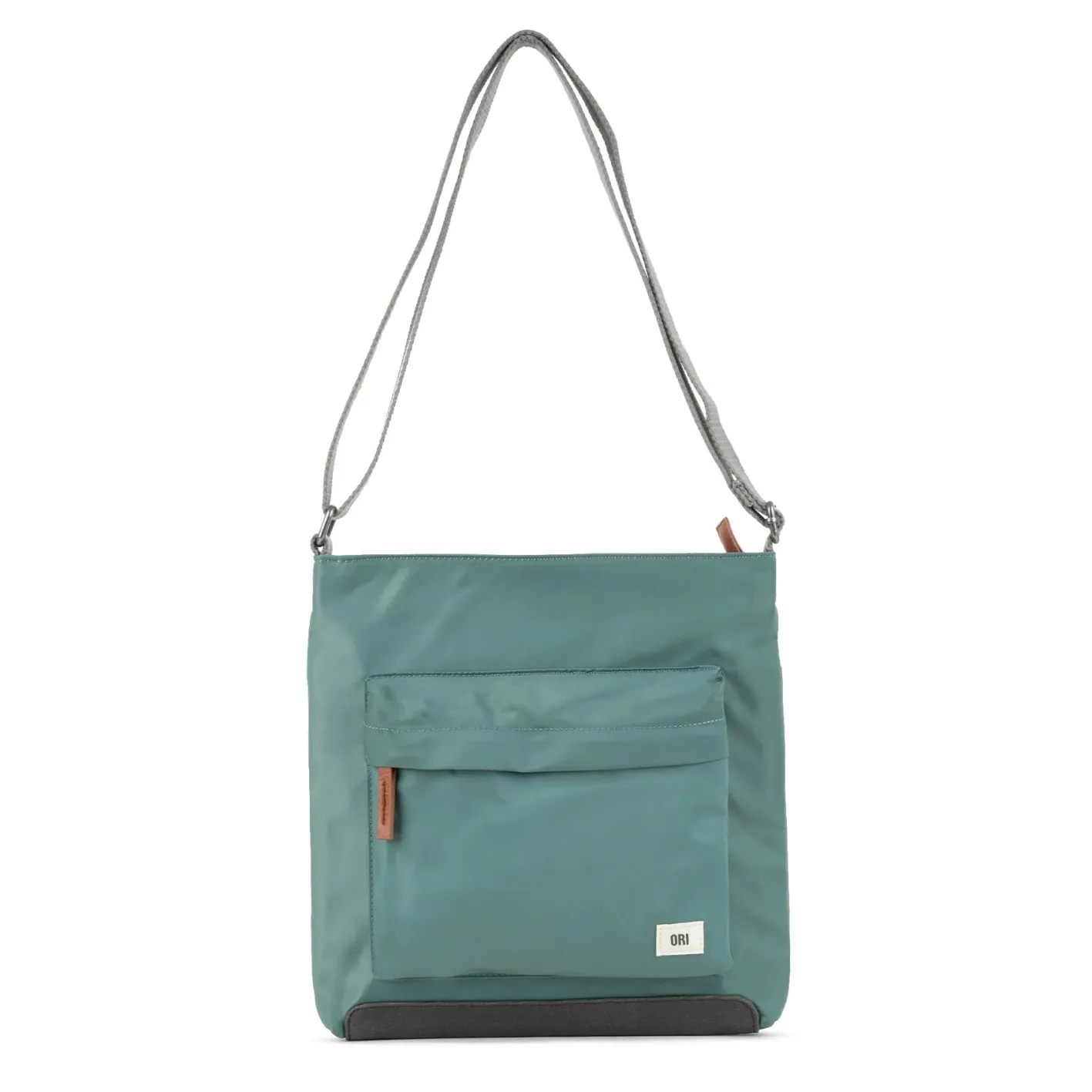 Ori London Kennington B Sage Recycled Nylon Sling Bag