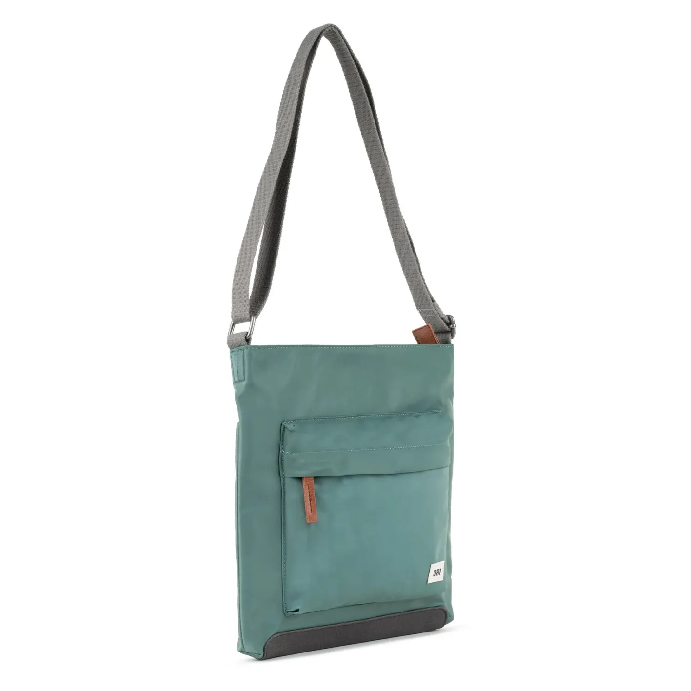 Ori London Kennington B Sage Recycled Nylon Sling Bag