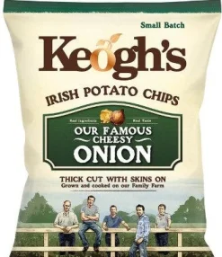 Tea & Biscuits Keogh's Cheesy Onion Crisps