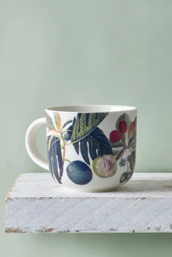 Kew Gardens Fruit and Floral White Mug