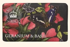 English Soap Company Kew Gardens Geranium & Basil Soap