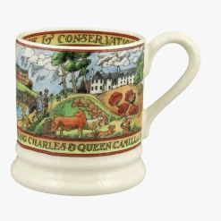 Emma Bridgewater King & Countryman Charles III 1/2 Pint Mug