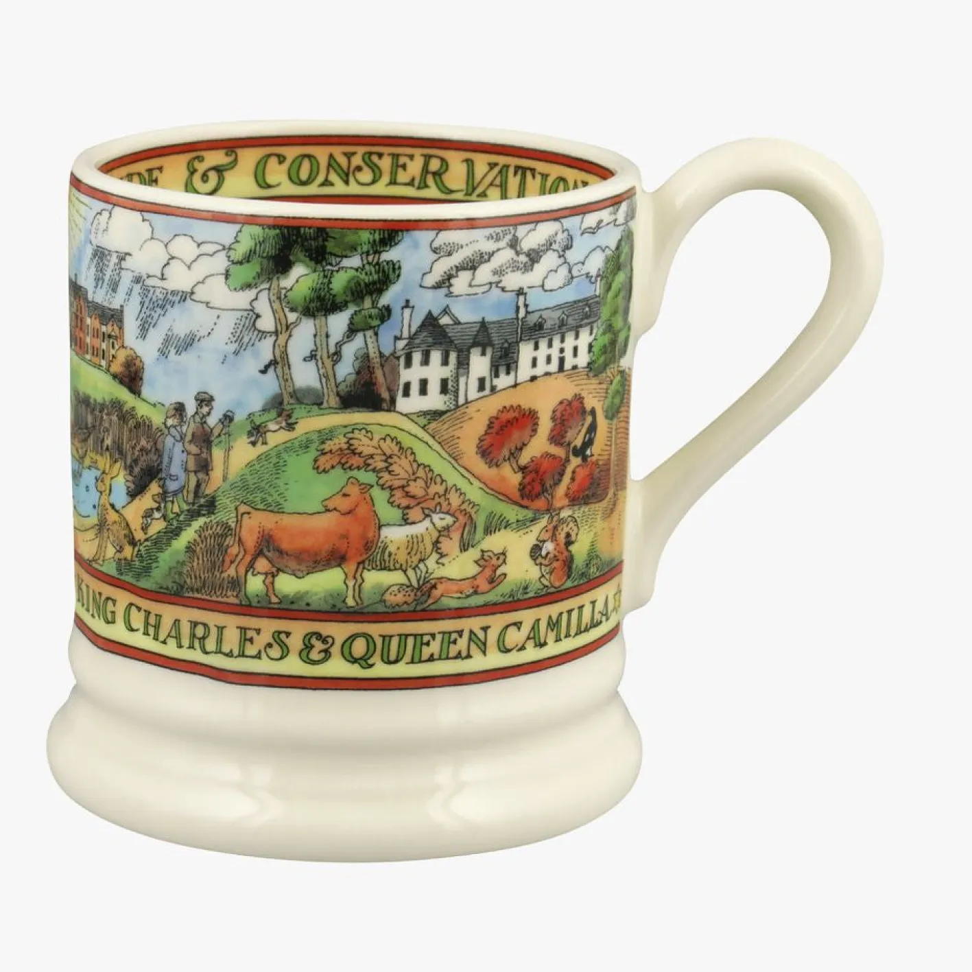 Emma Bridgewater King & Countryman Charles III 1/2 Pint Mug
