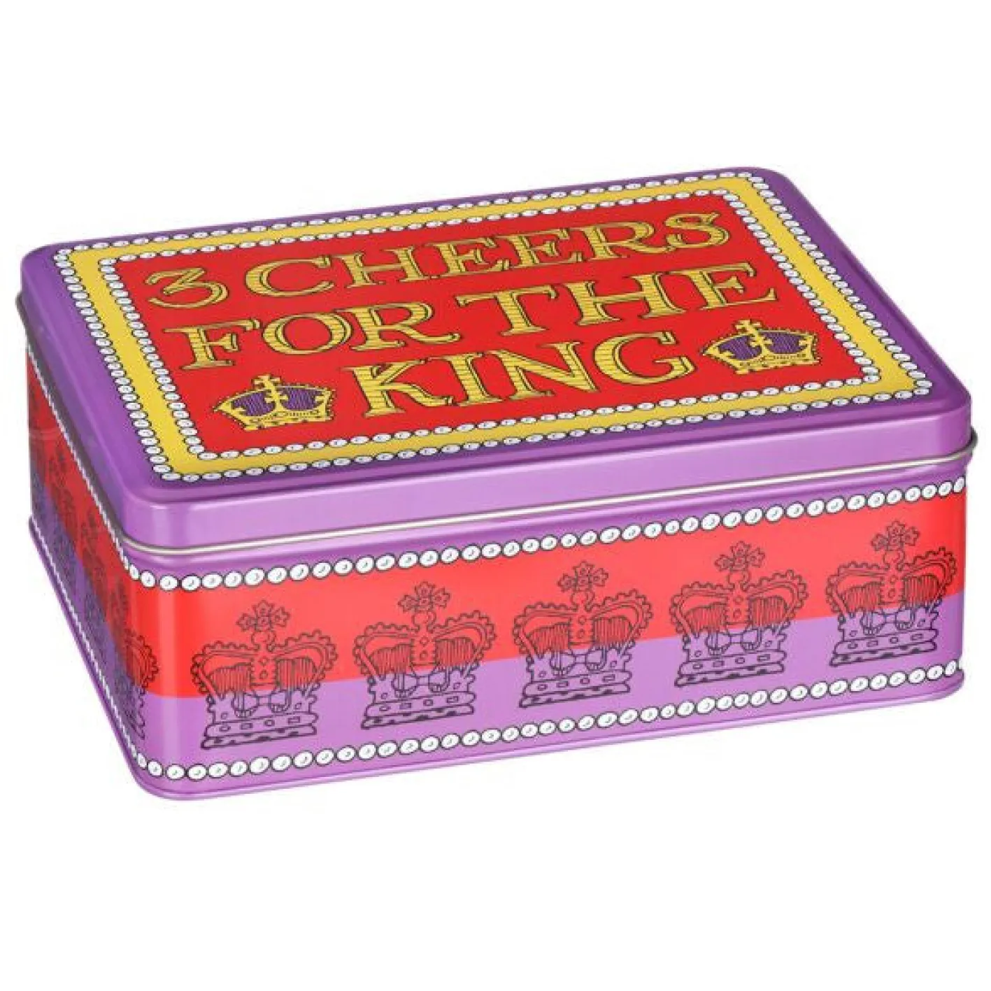 Emma Bridgewater King Charles III Coronation Deep Rectangular Tin