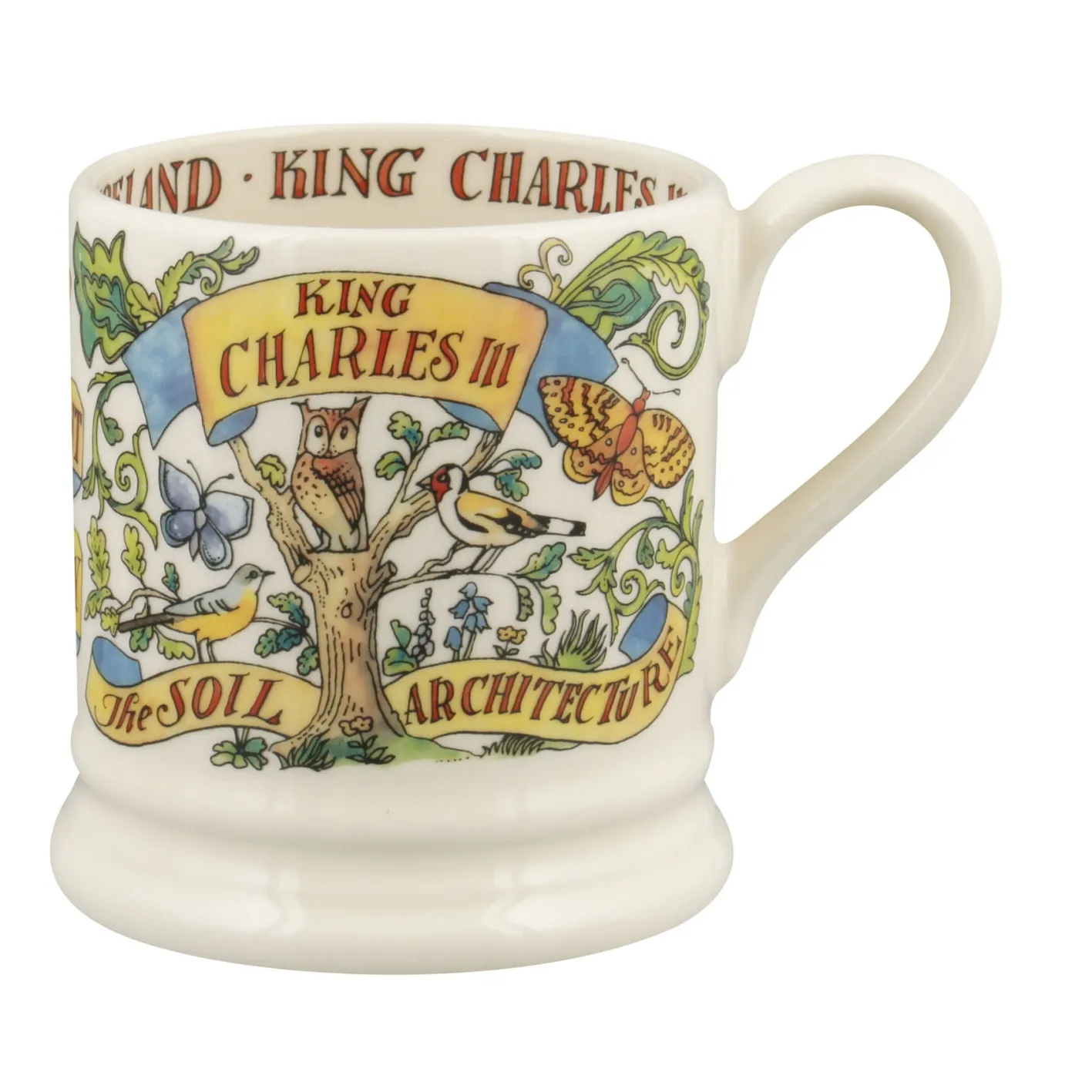 Emma Bridgewater King Charles III 1/2 Pint Mug