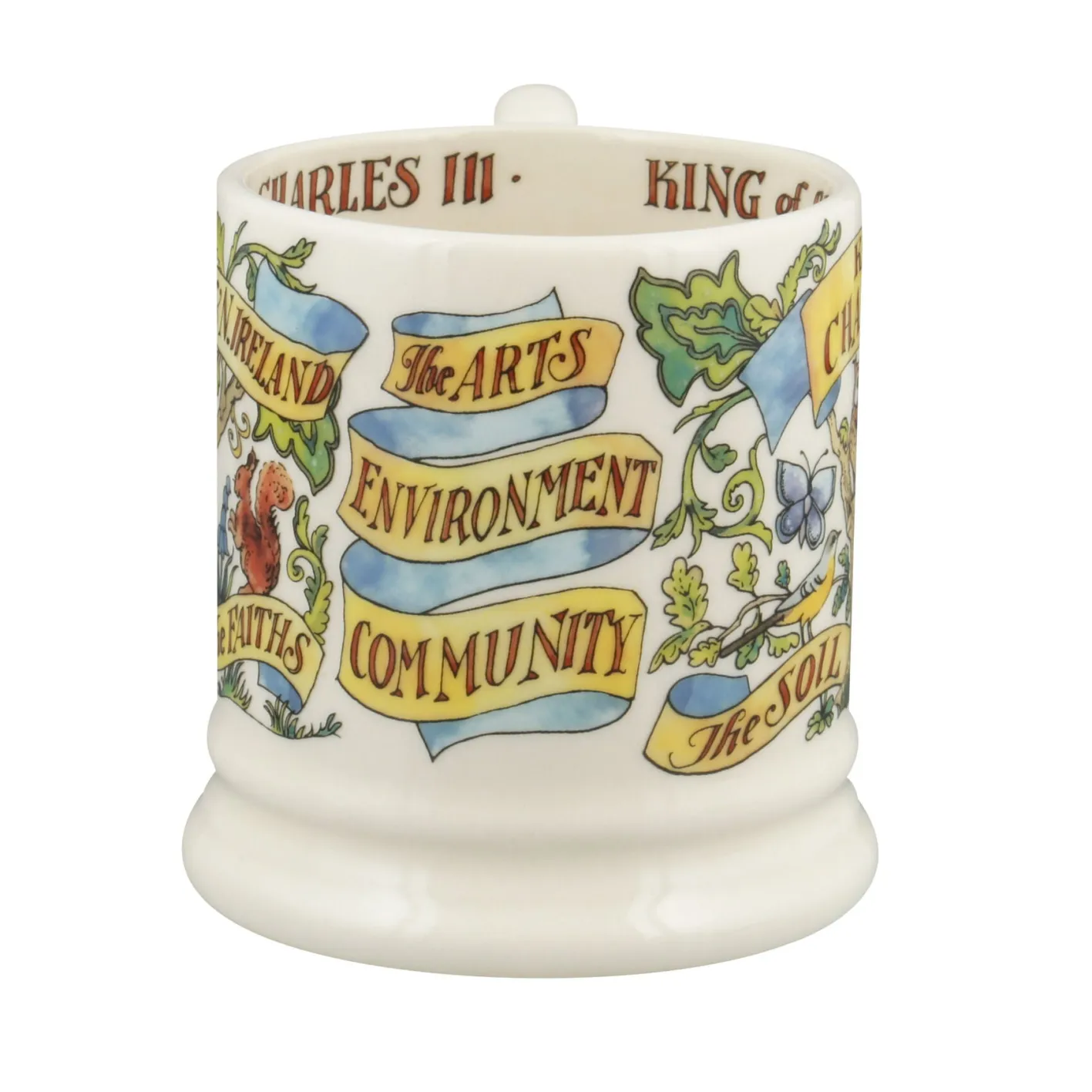 Emma Bridgewater King Charles III 1/2 Pint Mug