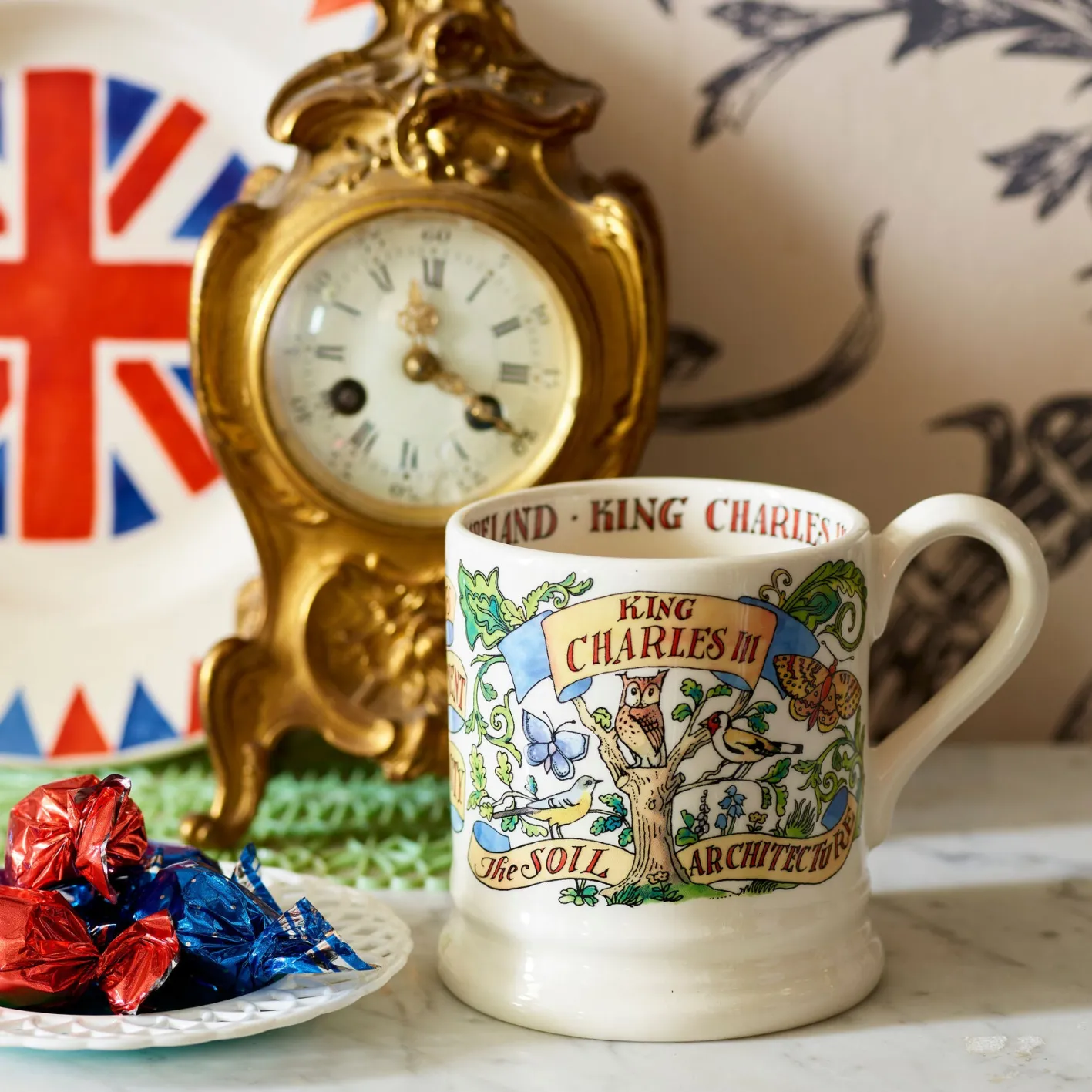 Emma Bridgewater King Charles III 1/2 Pint Mug