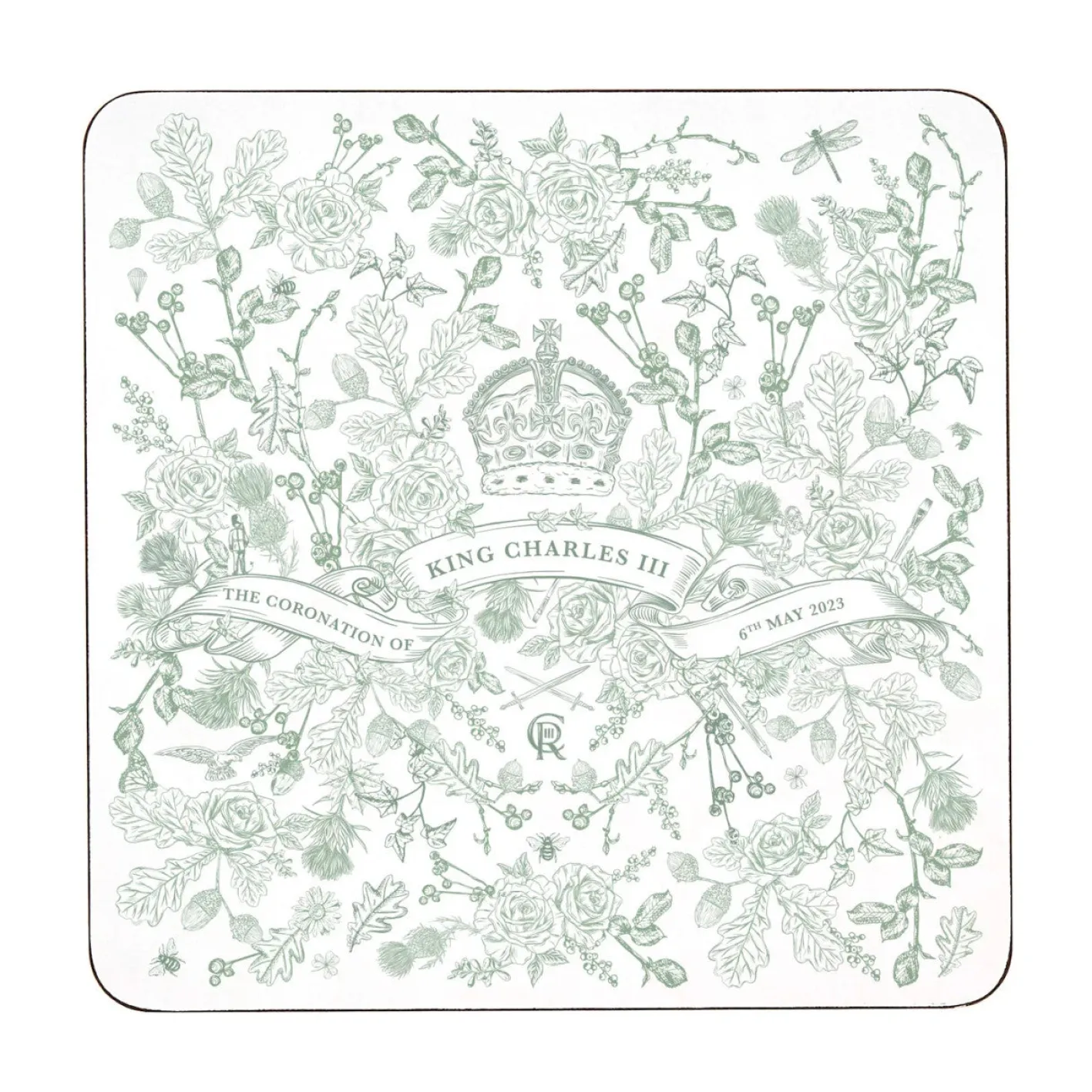 Victoria Eggs King Charles lll Coronation Set of 4 Coasters
