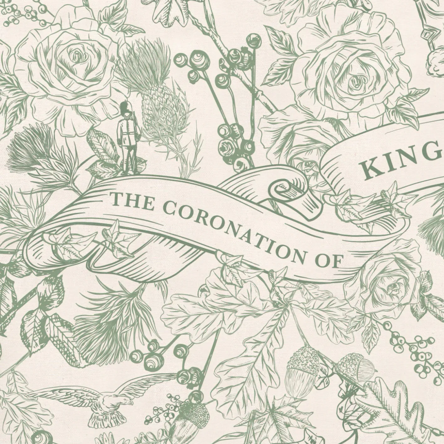 Victoria Eggs King Charles lll Coronation Set of 4 Coasters