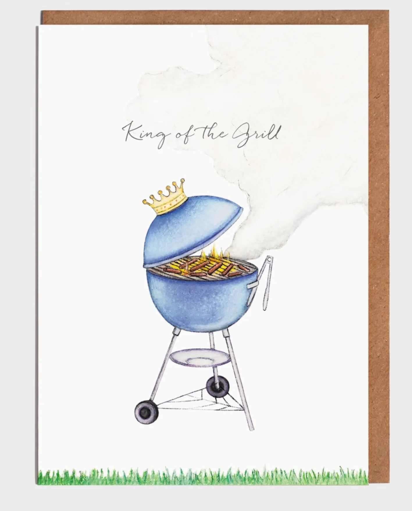 Lottie Murphy King of the Grill Father's Day Card