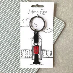 Victoria Eggs King's Guard Enamel Keyring