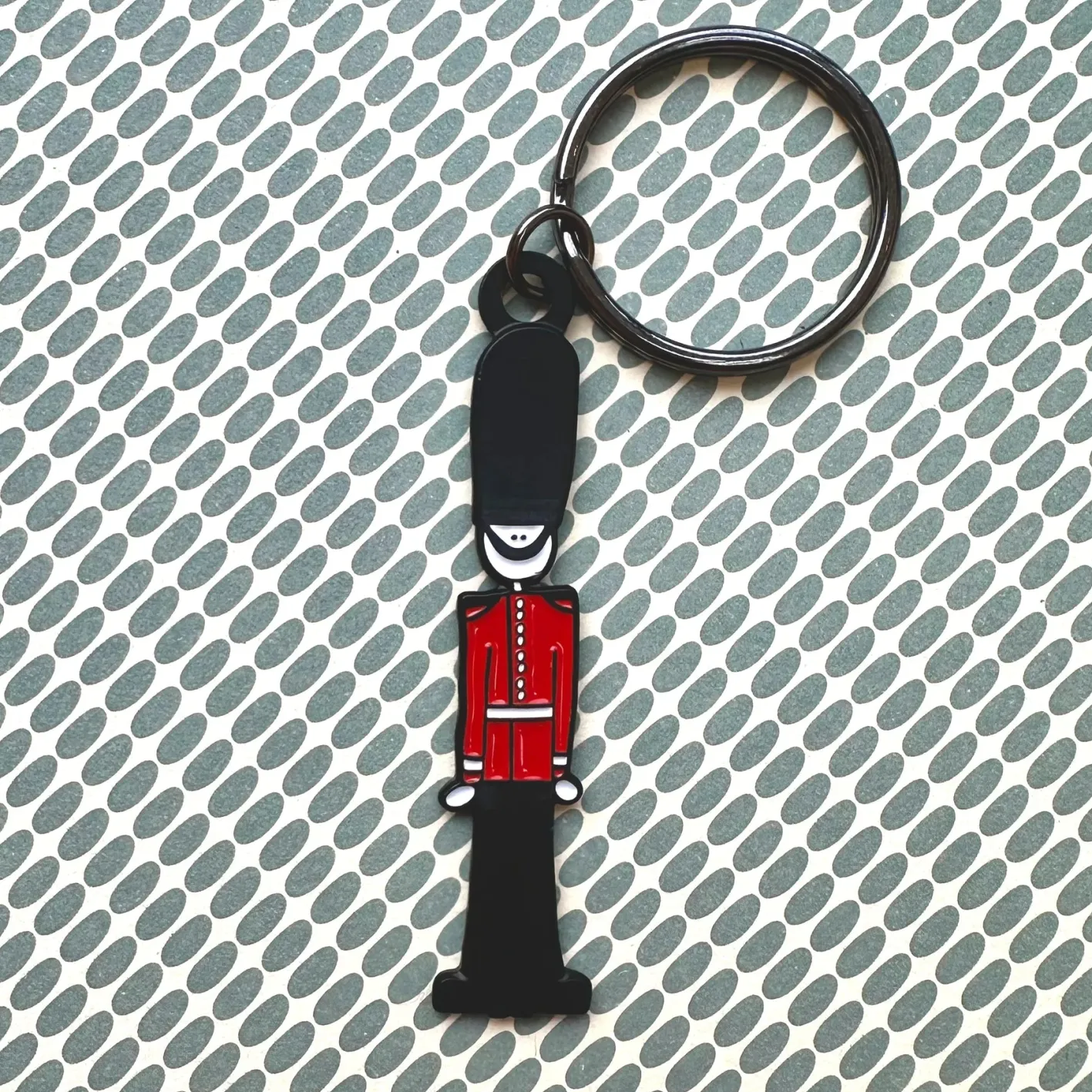 Victoria Eggs King's Guard Enamel Keyring