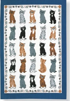 Ulster Weavers Kittens Arrived Tea Towel