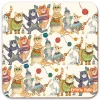 Emma Ball Kittens in Mittens Patterned Coaster