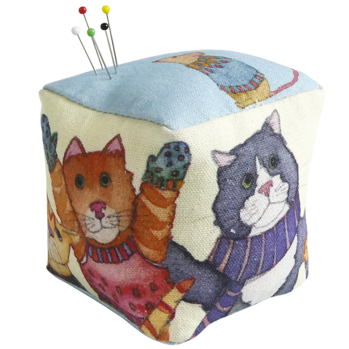 Emma Ball Kittens in Mittens Pin Cushion