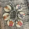 Emma Ball Kittens in Mittens Set of 6 Stitch Markers in a Tin