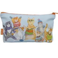 Emma Ball Kittens in Mittens Zipped Pouch
