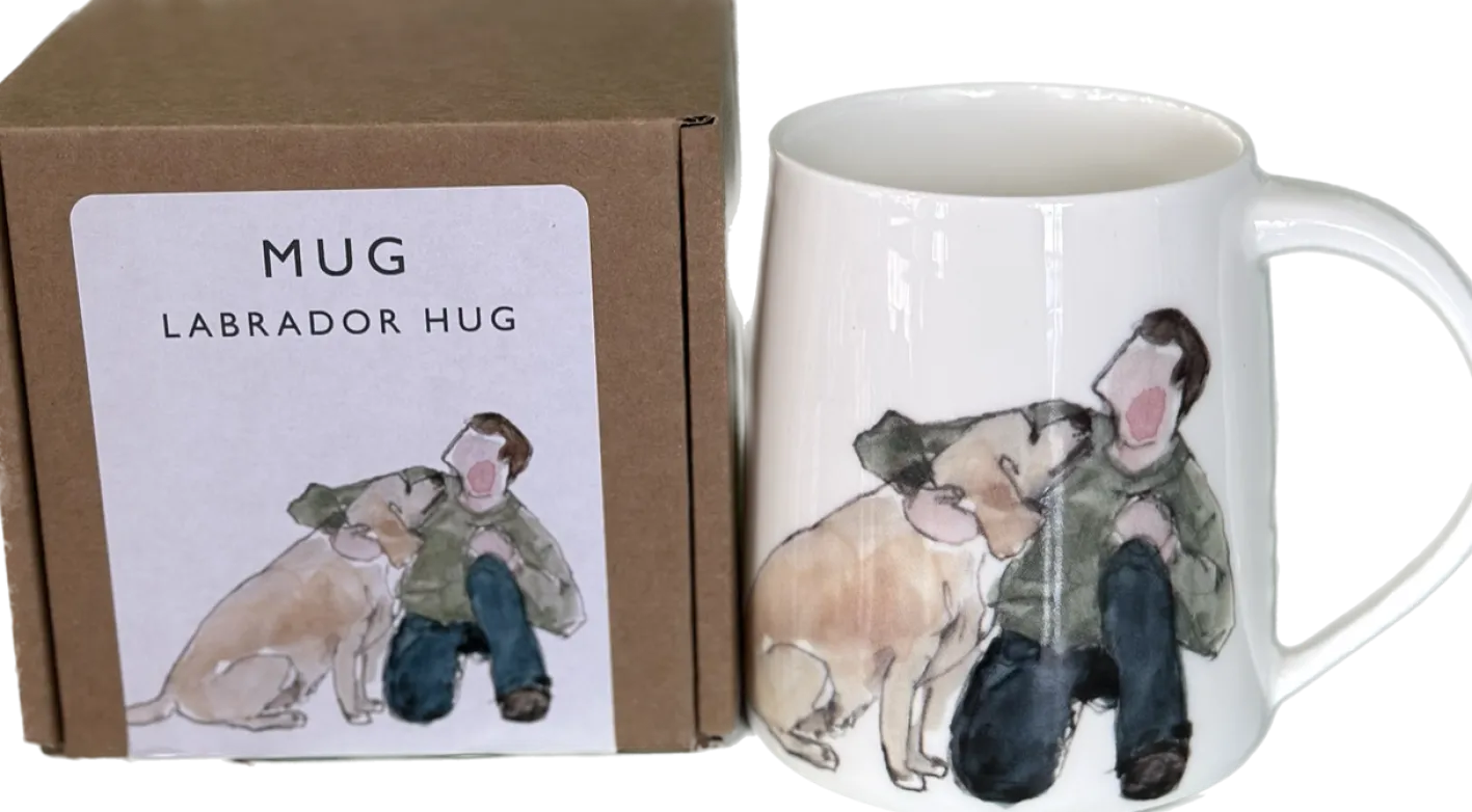 Helen Beard Labrador Hug Mug