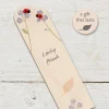 Ginger Betty Ladybirds Lovely Friend Wooden Book Mark