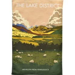 Town Towels Lake District Helvellyn Tea Towel