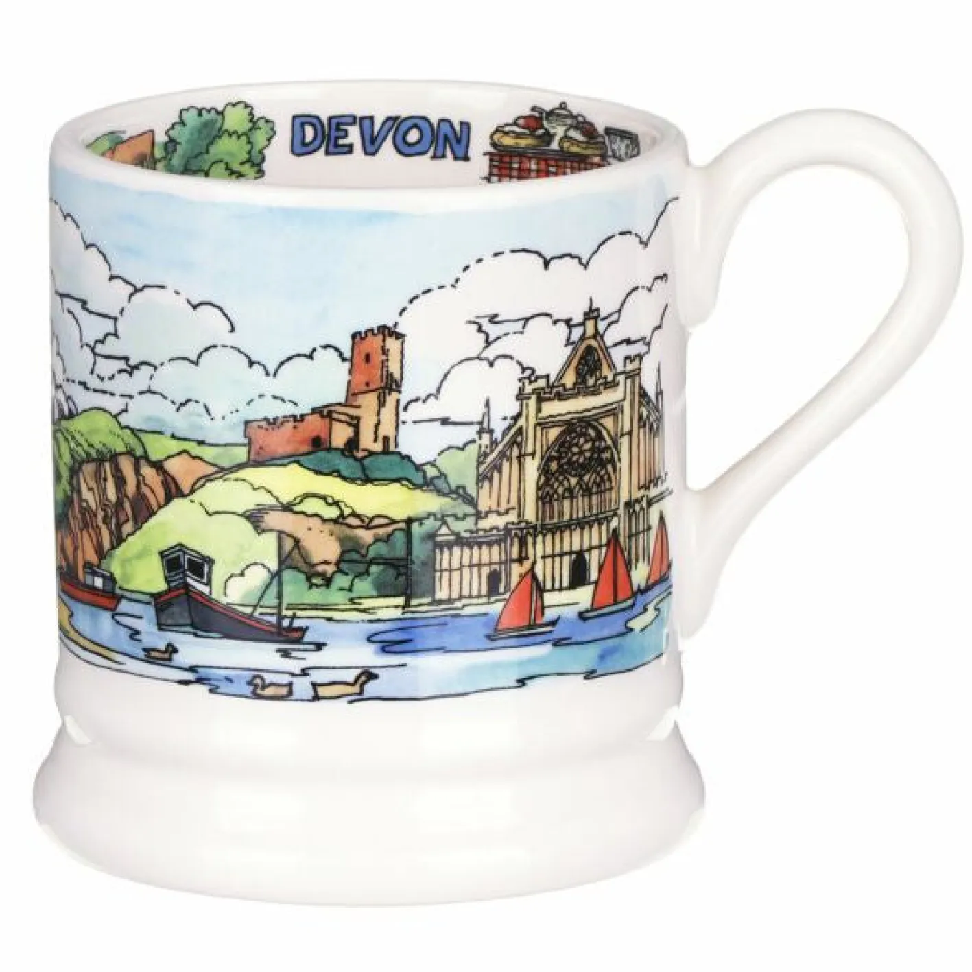Emma Bridgewater Landscapes of Dreams Devon 1/2 Pint Mug