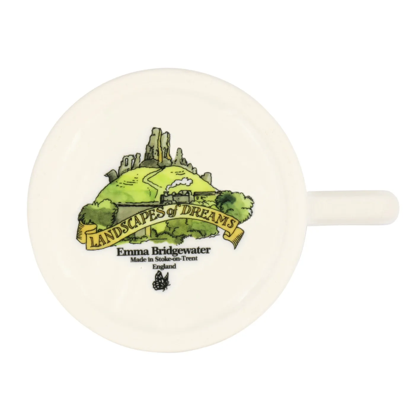 Emma Bridgewater Landscapes of Dreams Jurassic Coastline 1/2 Pint Mug