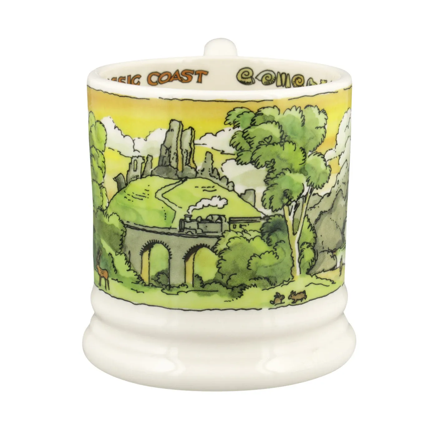 Emma Bridgewater Landscapes of Dreams Jurassic Coastline 1/2 Pint Mug