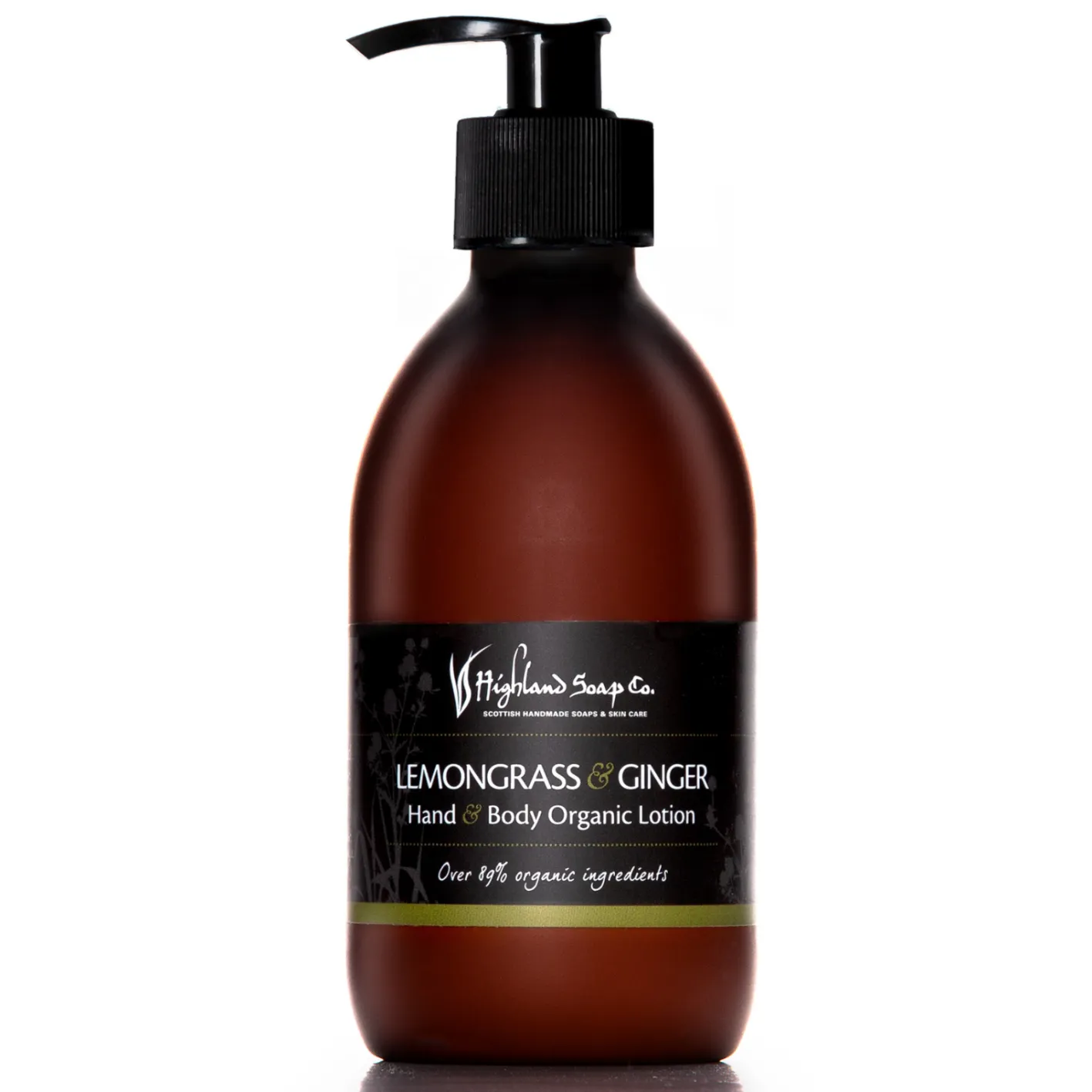 The Highland Soap Company Lemongrass & Ginger Hand & Body Organic Lotion 300ml