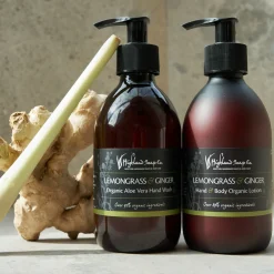 The Highland Soap Company Lemongrass & Ginger Hand & Body Organic Lotion 300ml