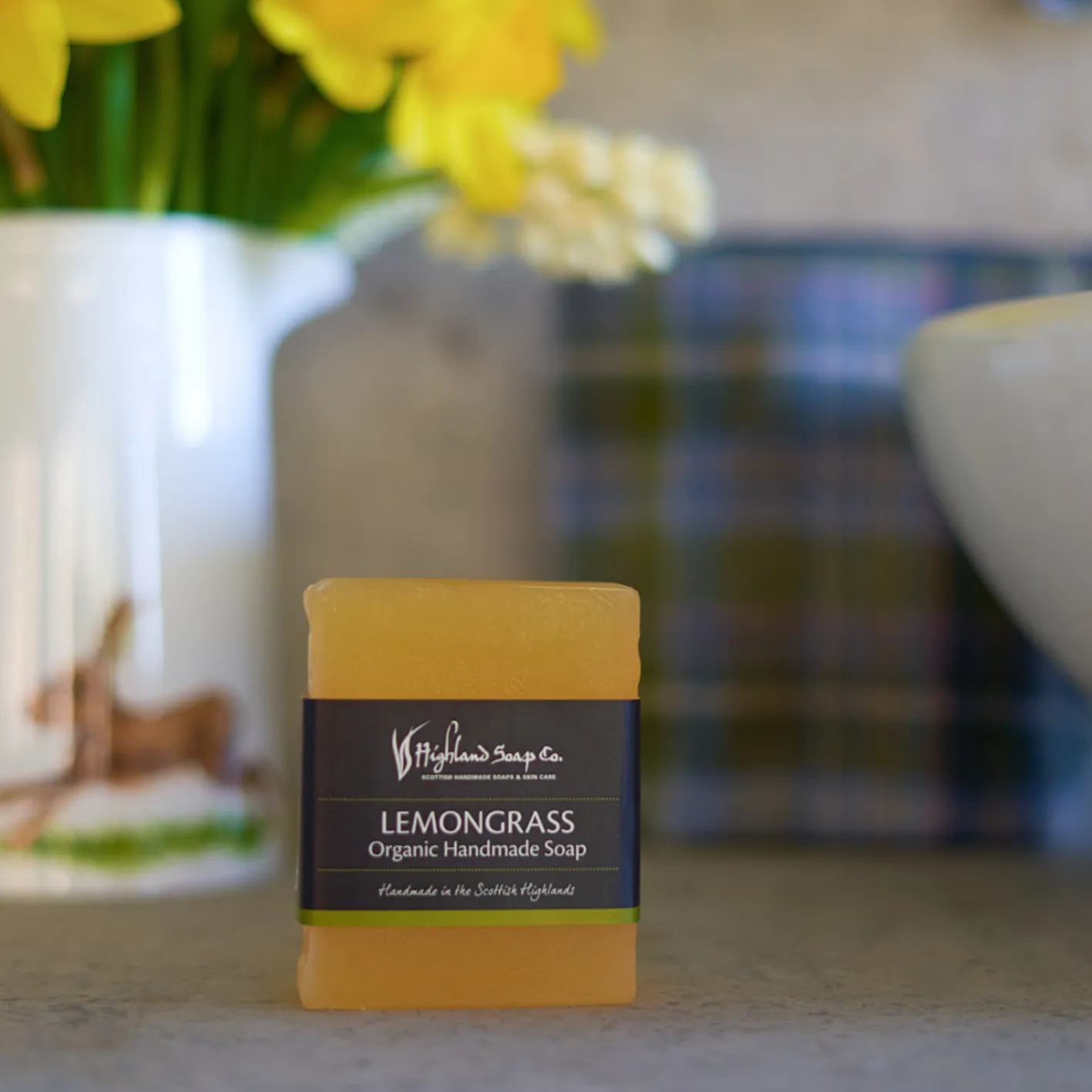 The Highland Soap Company Lemongrass Organic Glycerin Soap 150g