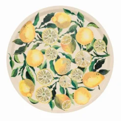 Emma Bridgewater Lemons Round Birch Tray