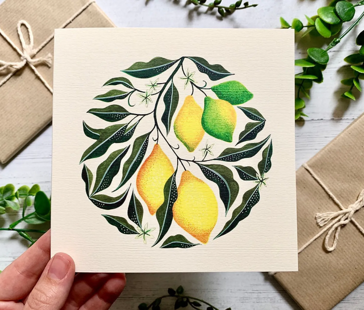 Becky Amelia Lemon Tree Greeting Card
