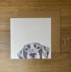 Katherine Sheard Designs Lenny Labrador Greetings Card