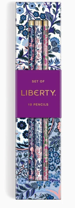 Chronicle Books Liberty Tanjore Gardens Pencil Set of 10