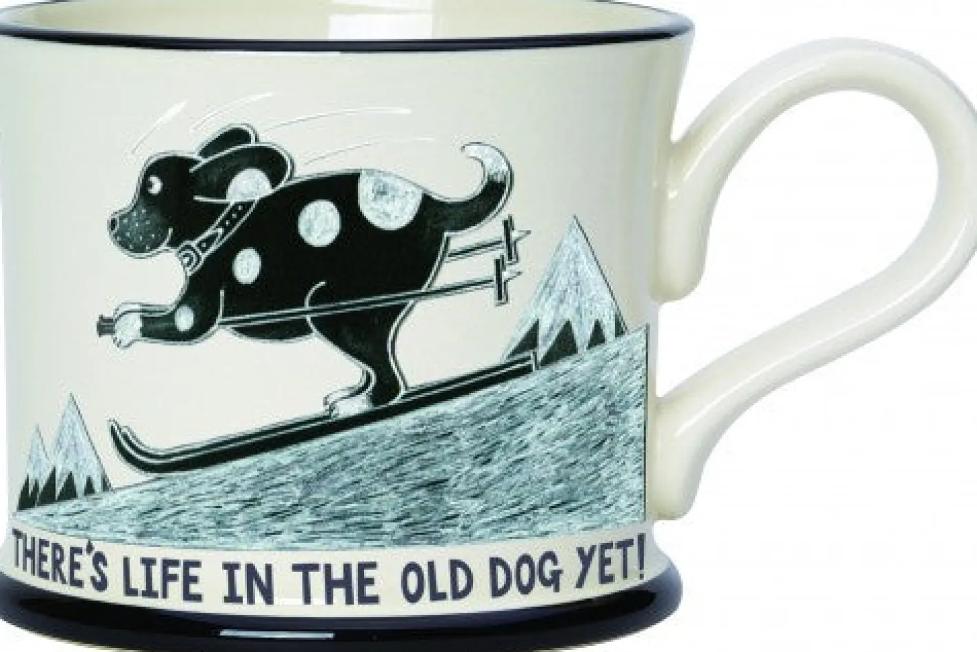 Moorland Pottery Life in the Old Dog Yet Mug by