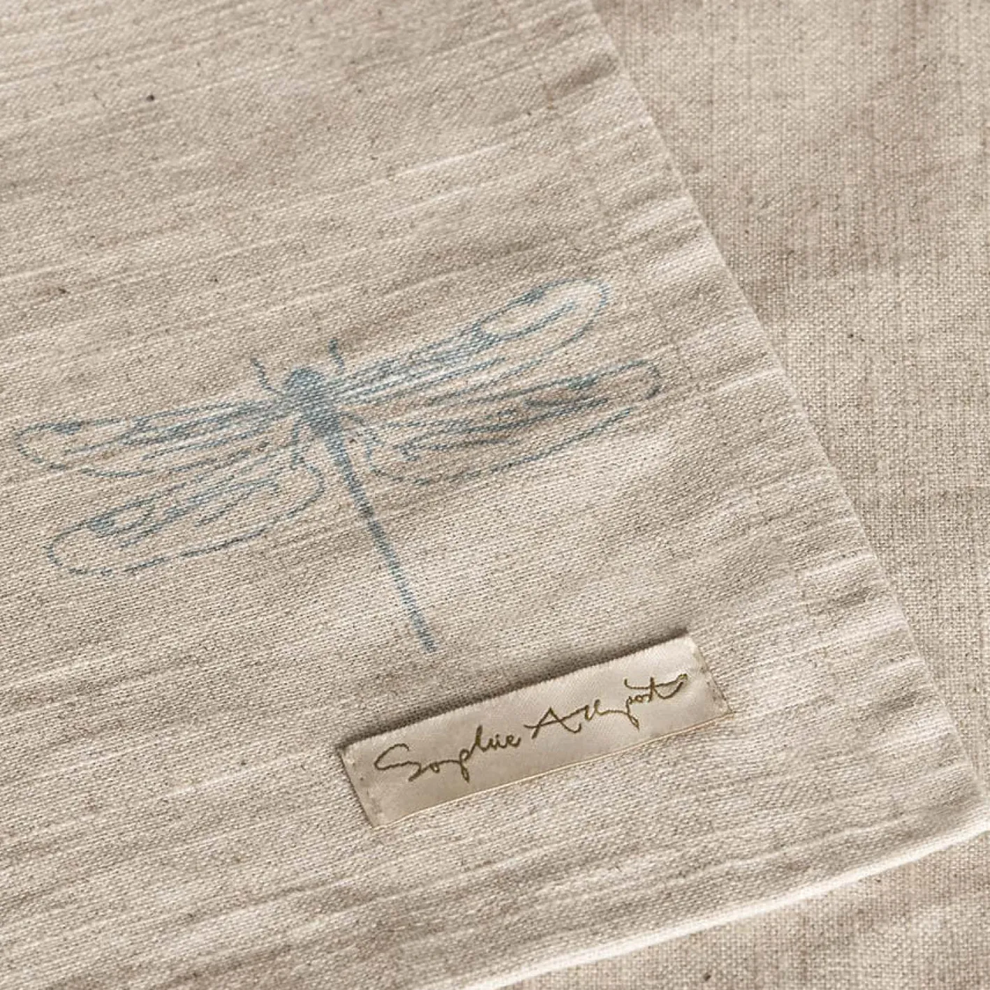 Sophie Allport Linen Blend Dragonfly Table Cloth