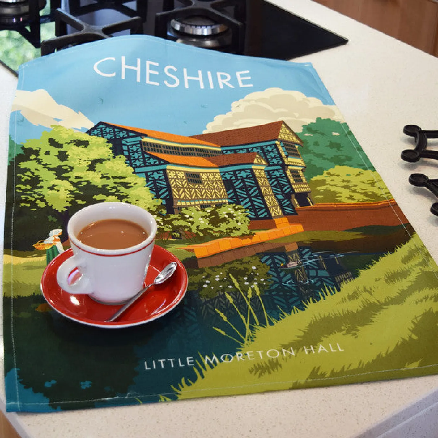 Town Towels Little Moreton Hall - Cheshire Tea Towel