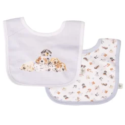 Wrendale Designs 'Little Paws' Bib Gift Set