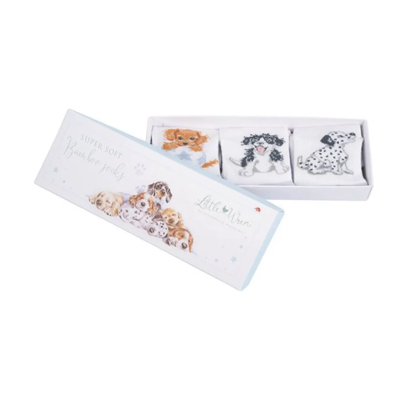 Wrendale Designs 'Little Paws' Dog Baby Socks Set