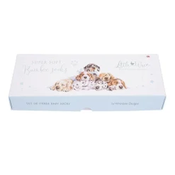 Wrendale Designs 'Little Paws' Dog Baby Socks Set