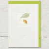 Ginger Betty Little Windows Sheltering Mouse Greetings Card