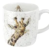 Wrendale Designs 'Lofty' Giraffe Bone China Mug (14oz)
