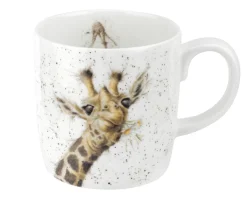 Wrendale Designs 'Lofty' Giraffe Bone China Mug (14oz)