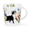 Dunoon Lomond Floral Cats Mug