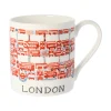 Mclaggan Smith London Bus Bone China Mug