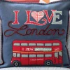 Jan Constantine London Bus Pillow