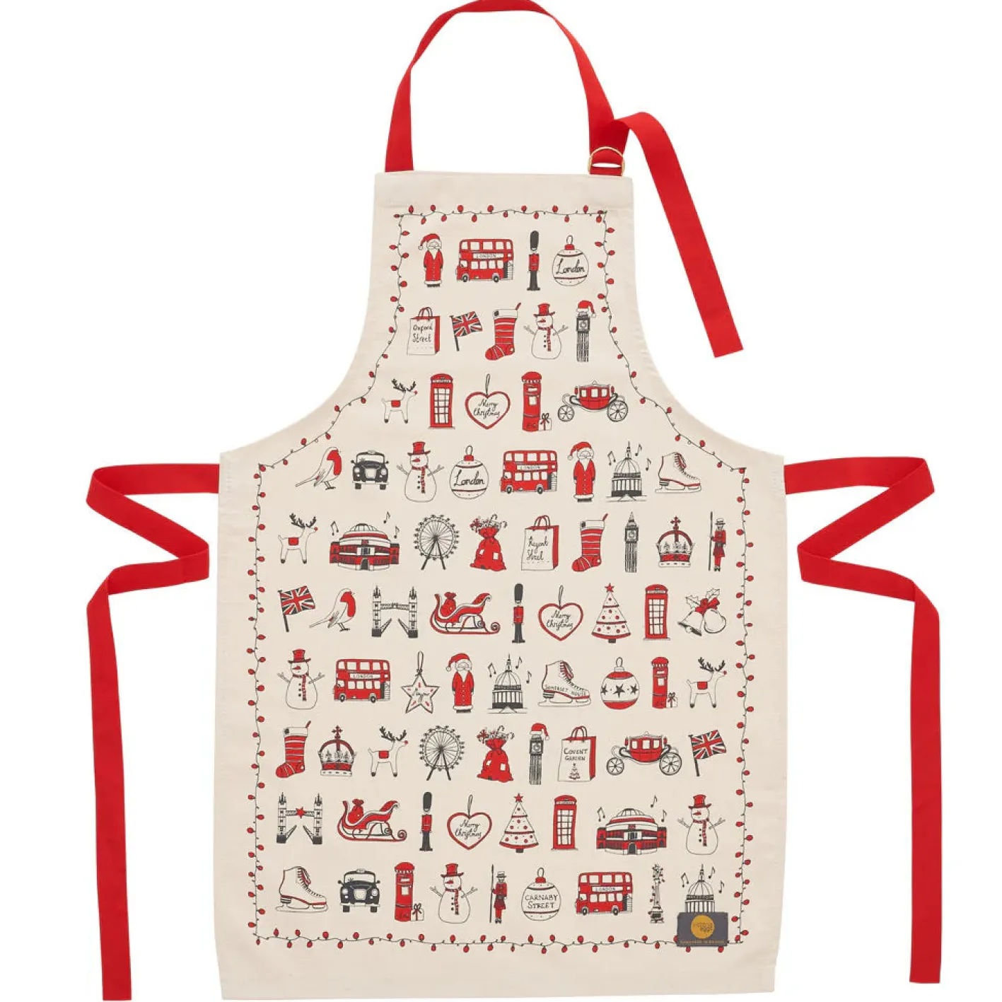 Victoria Eggs London Christmas Children's Apron